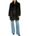 Apparis Pamela Mid-length Coat In Black