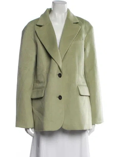 Pre-owned Apparis Peacoat In Green