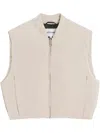 Apparis Phoenix Animal-print Gilet In Neutrals