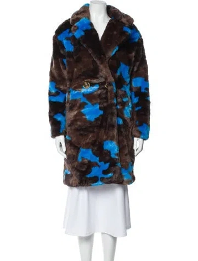 Pre-owned Apparis Printed Coat In Multi