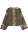 Apparis Quinn Poncho In Brown