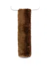 Apparis Rectangle-shape Scarf In Brown