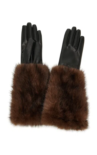 Apparis Robi Sable Gloves In Brown