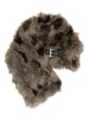 Apparis Rowen Belted Scarf In Brown