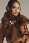 Apparis Rowen Scarf Mink In Brown