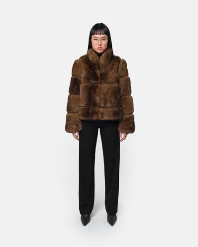 APPARIS SAI COAT MINK