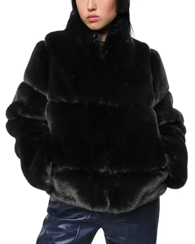 APPARIS SAI SHORT FAUX FUR COAT