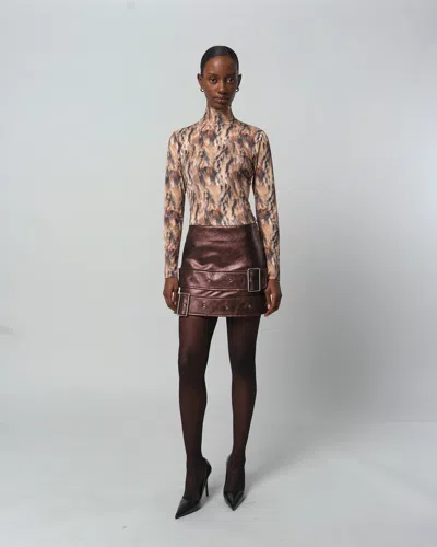 Apparis Sample Freya Wrap Skirt In Multi