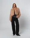Apparis Sample Ginette Jacket In Brown