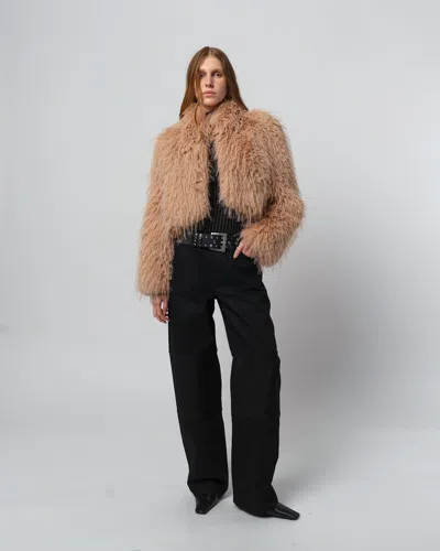 Apparis Sample Ginette Jacket In Brown