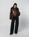 Apparis Sample Rey Metallic Coat In Multi