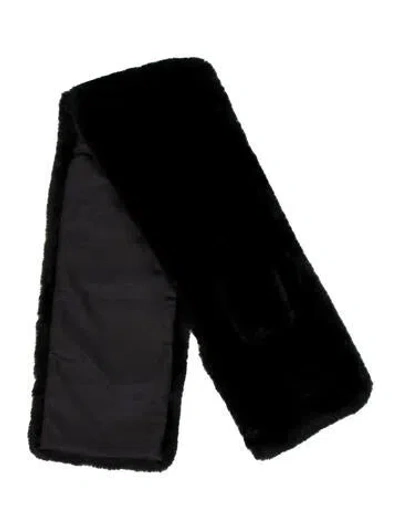 Pre-owned Apparis Scarf In Black