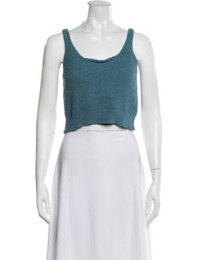 Pre-owned Apparis Scoop Neck Sleeveless Crop Top In Pink