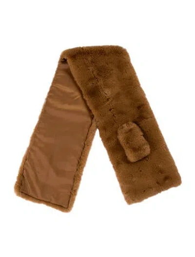 Pre-owned Apparis Shawl In Brown