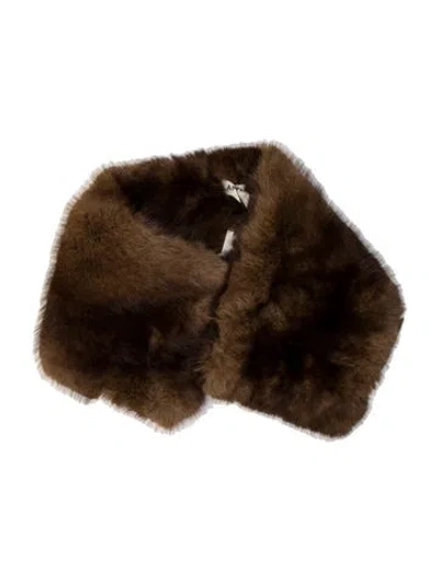Pre-owned Apparis Shawl W/ Tags In Brown