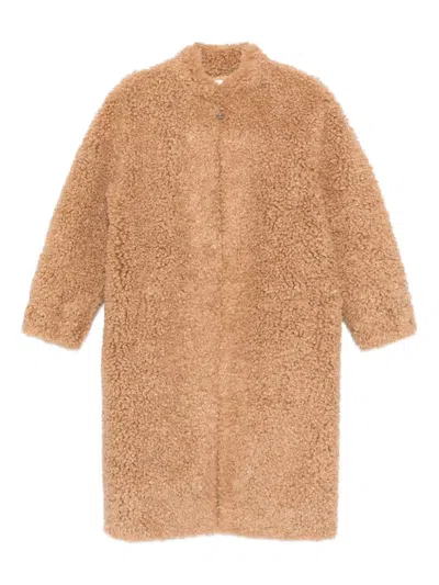 APPARIS SHEARLING OVERCOAT