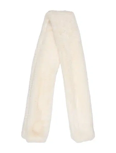 Pre-owned Apparis Silk Scarf In Neutral