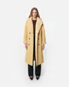 Apparis Simone Overcoat Custard