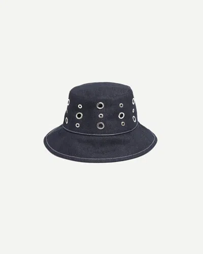 APPARIS SLICK BUCKET HAT INDIGO