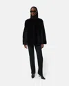Apparis Sloane Cape In Black