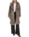 Apparis Steffi Coat Granite In Gray