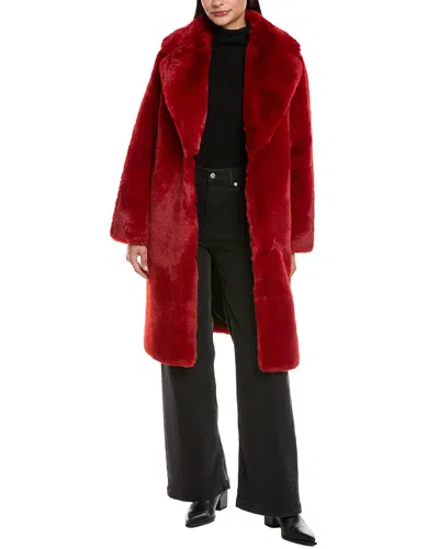 Apparis Steffi Coat In Red