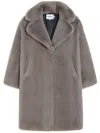 Apparis Steffi Coat Granite In Grey