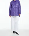 APPARIS STEVIE JACKET IN ELECTRIC PURPLE