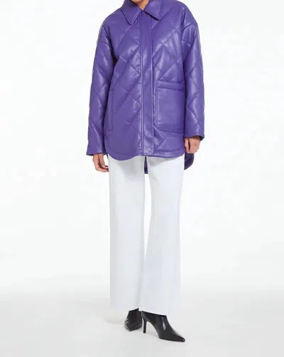 Apparis Stevie Jacket In Electric Purple