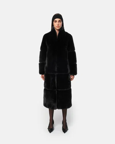 APPARIS SYLKE COAT NOIR