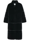 Apparis Sylke Recycled Fur Coat In Black