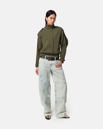 APPARIS THEA BALLOON JACKET DESERT GREEN
