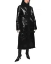 Apparis Tilly Reversible Faux Shearling Coat In Noir
