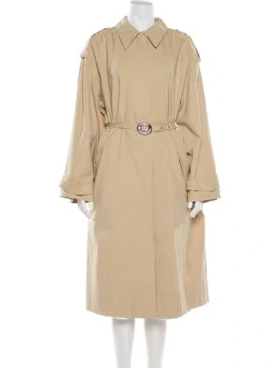 Pre-owned Apparis Trench Coat In Neutral
