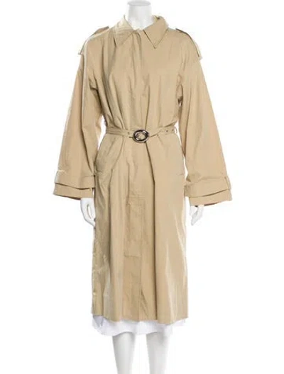 Pre-owned Apparis Trench Coat In Neutral
