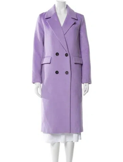 Pre-owned Apparis Trench Coat In Purple