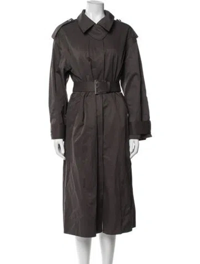 Pre-owned Apparis Trench Coat W/ Tags In Gray