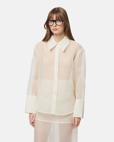 Apparis Tyra Organza Shirt In White