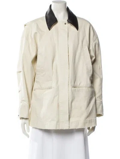 Pre-owned Apparis Utility Jacket In Green