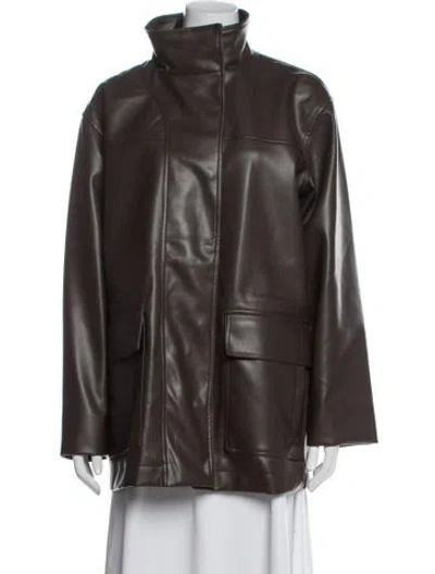 Pre-owned Apparis Utility Jacket W/ Tags In Brown