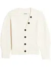 Apparis V-neck Knit Cardigan In 中性色