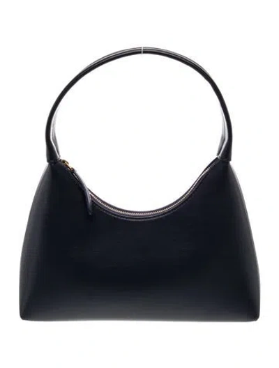 Pre-owned Apparis Vegan Leather Top Handle Bag In Blue