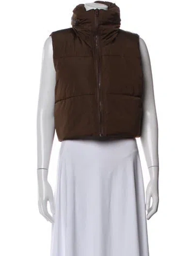 Pre-owned Apparis Vest In Brown