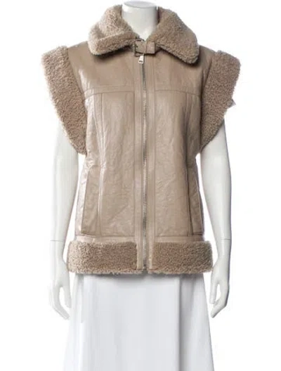 Pre-owned Apparis Vest In Neutral