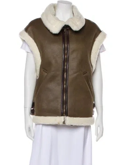 Pre-owned Apparis Vest In Neutral