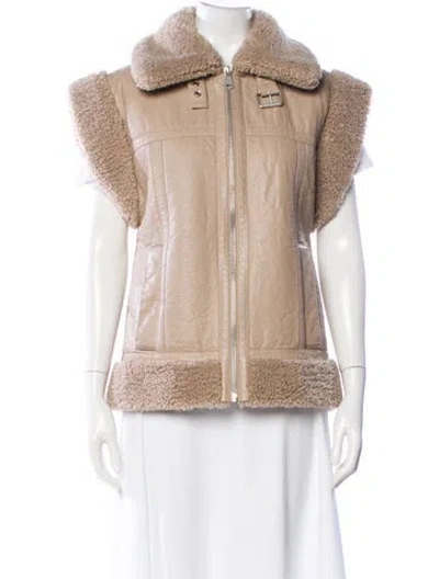 Pre-owned Apparis Vest In Neutral