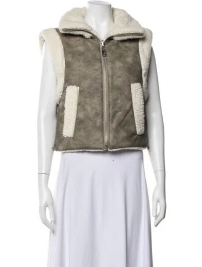 Pre-owned Apparis Vest In Neutrals