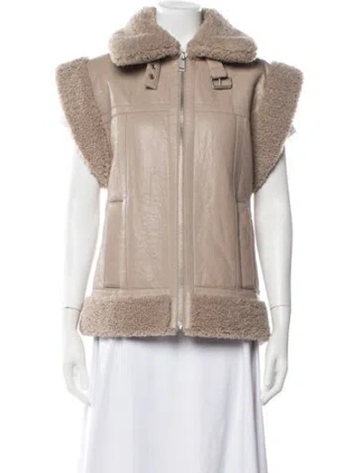 Pre-owned Apparis Vest In Neutrals