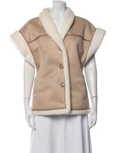 Pre-owned Apparis Vest In Neutrals
