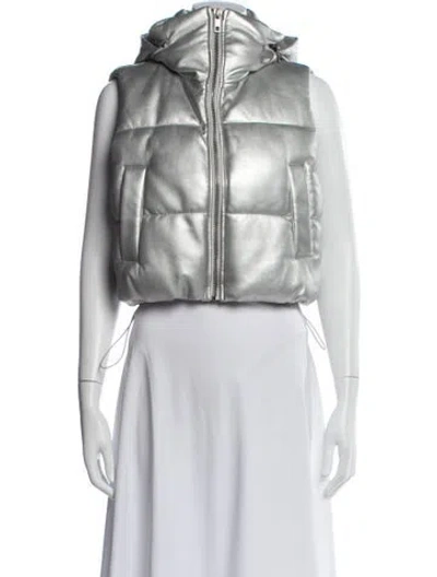 Pre-owned Apparis Vest In Silver